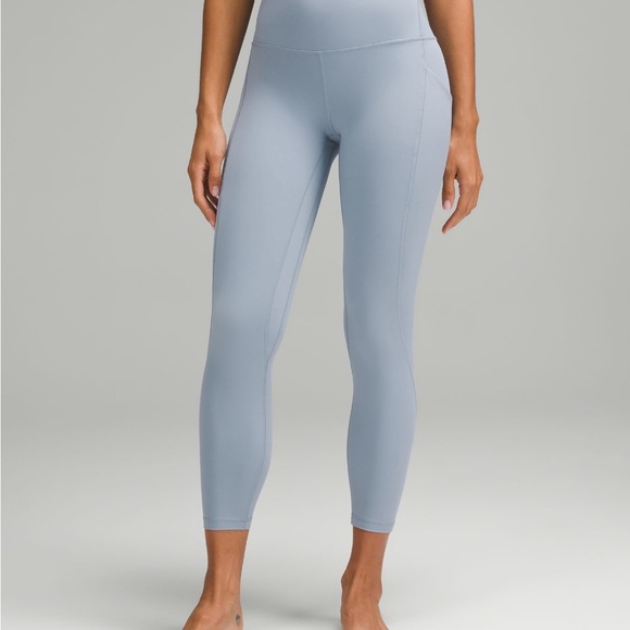 lululemon Align High-Rise Pant with Pockets 25" Concrete Blue SZ 6 - Picture 2 of 9